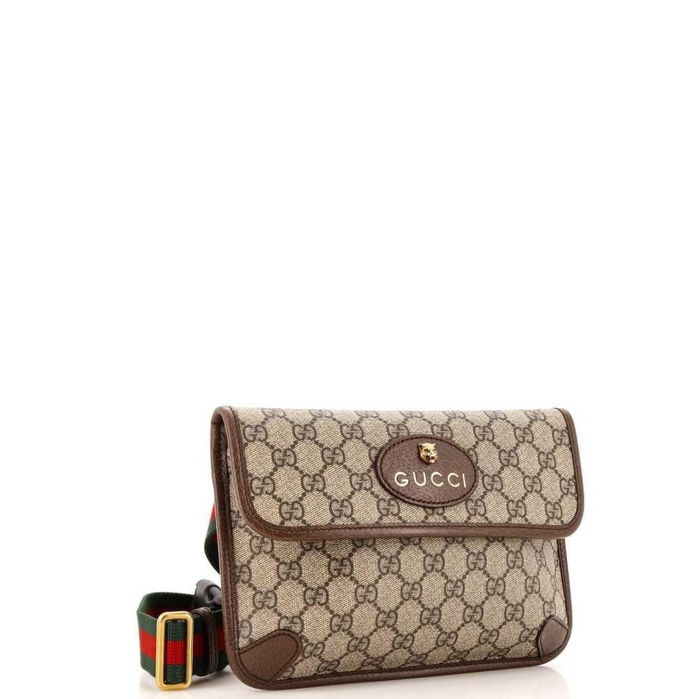 GUCCI Neo Vintage Flap Belt Bag GG Coated Canvas - image 2