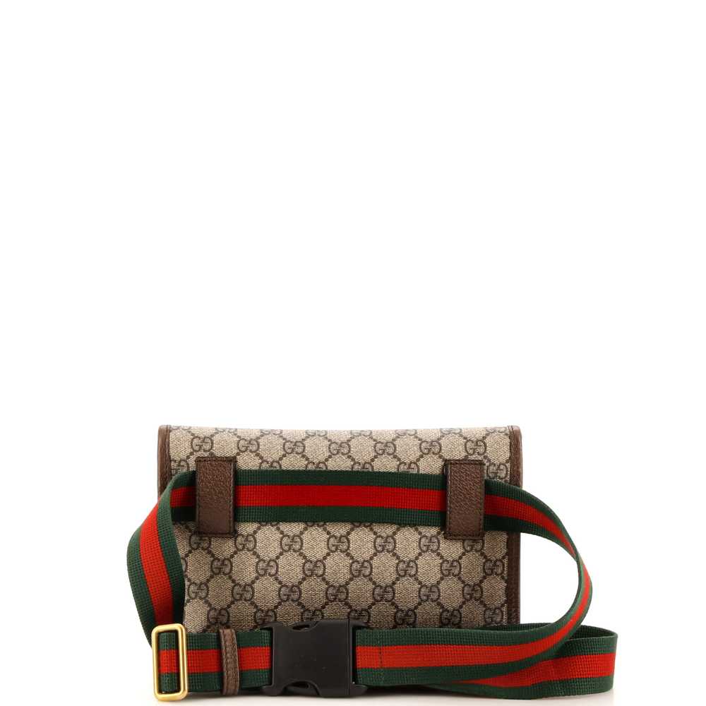 GUCCI Neo Vintage Flap Belt Bag GG Coated Canvas - image 3