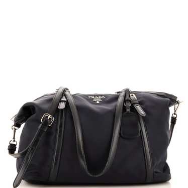 PRADA Convertible Belted Tote Tessuto Medium