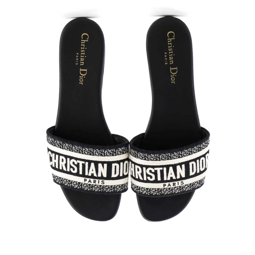 Christian Dior Women's Dway Flat Sandals Embroide… - image 2