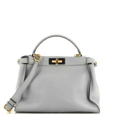 FENDI Peekaboo Bag Rigid Leather Regular