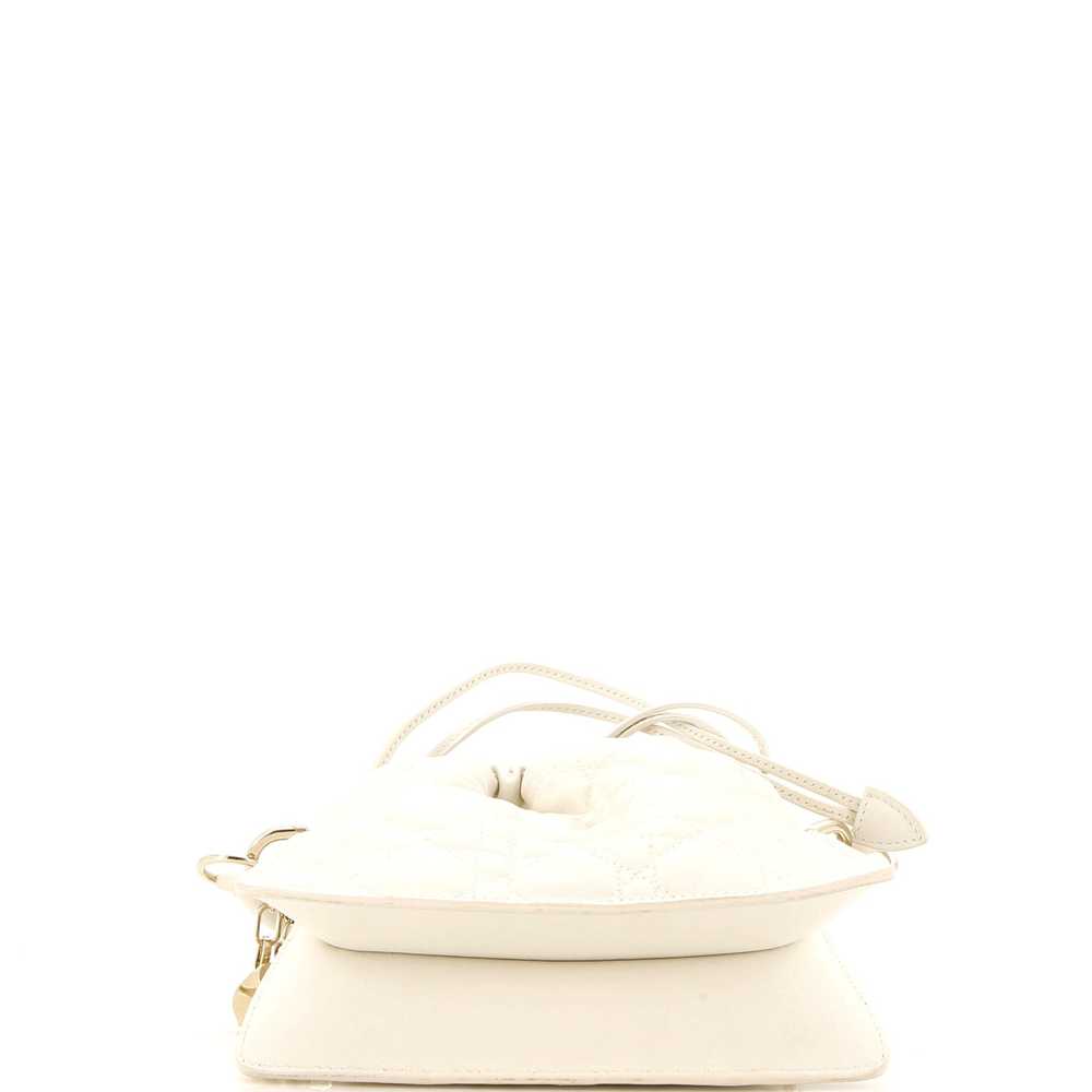 Christian Dior Milly Drawstring Chain Bag Cannage… - image 4