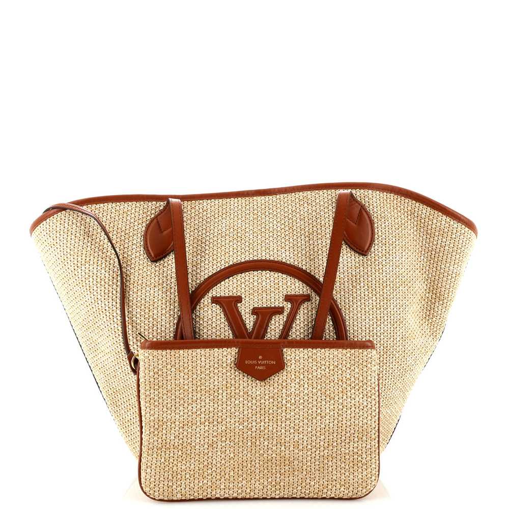 Louis Vuitton Saint Jacques NM Handbag Raffia and… - image 2