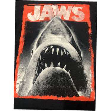 Vintage Retro Classic Jaws TShirt Tee Shirt Top Xl Black