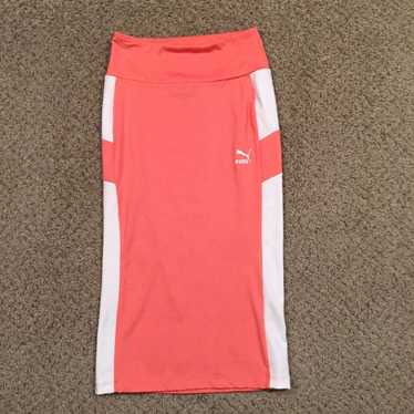 Puma Puma Skirt XS Midi Pink Pull On Spell Out - image 1