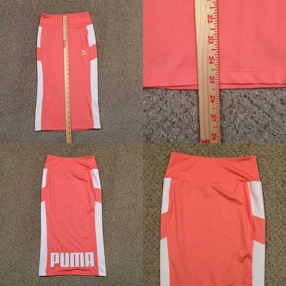 Puma Puma Skirt XS Midi Pink Pull On Spell Out - image 4