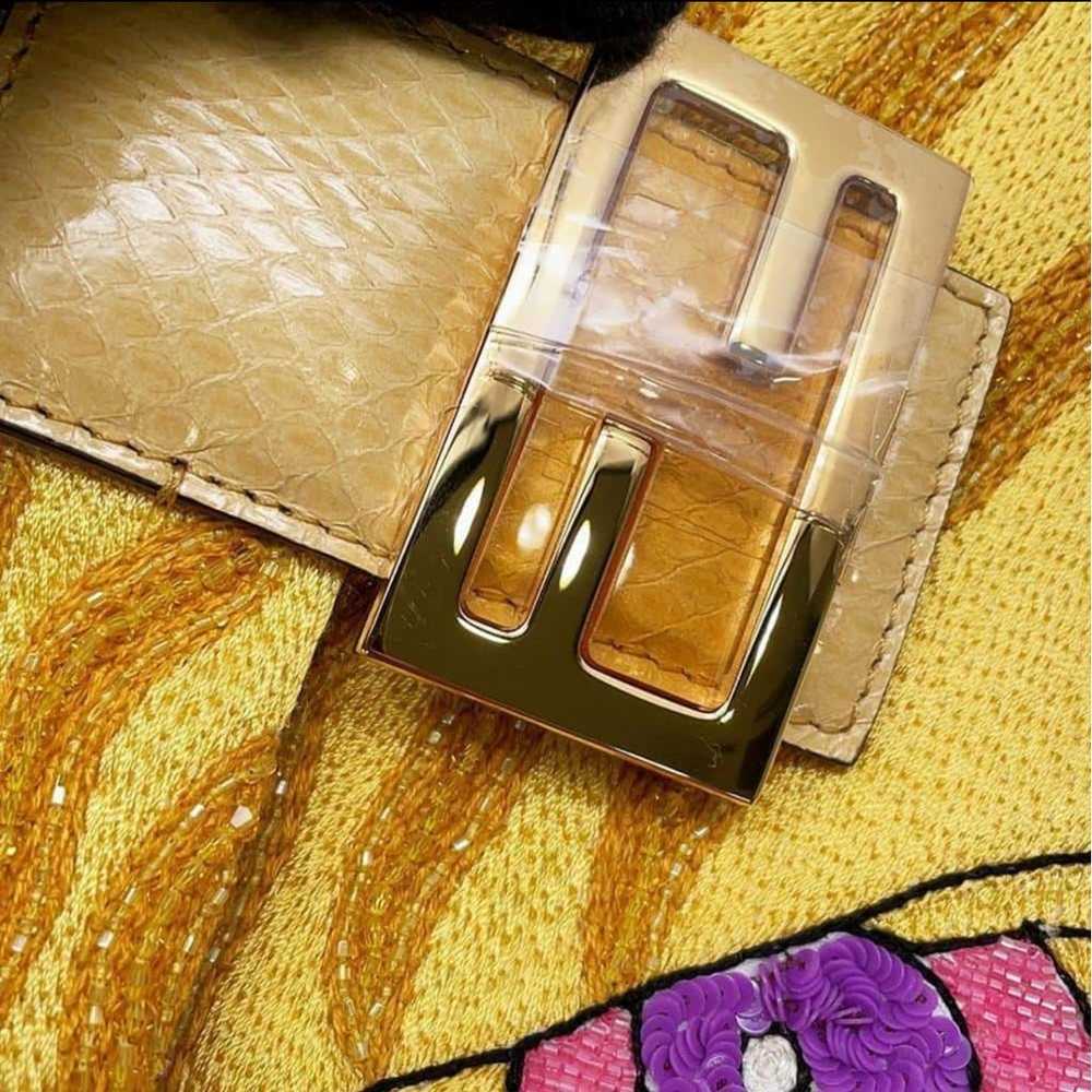 Fendi Baguette glitter handbag - image 10