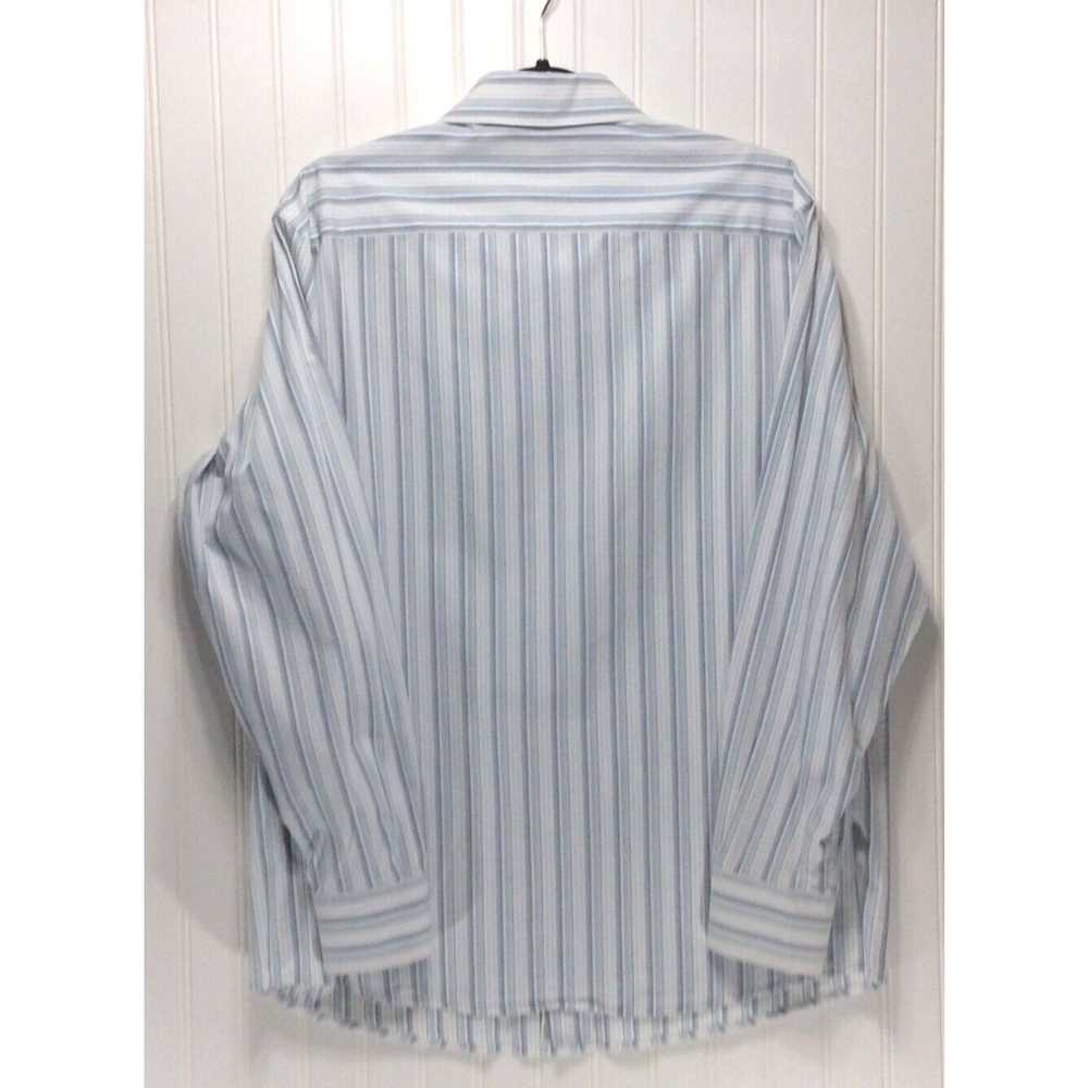 Vintage AXCESS Claiborne Mens Striped Shirt Size L - image 2