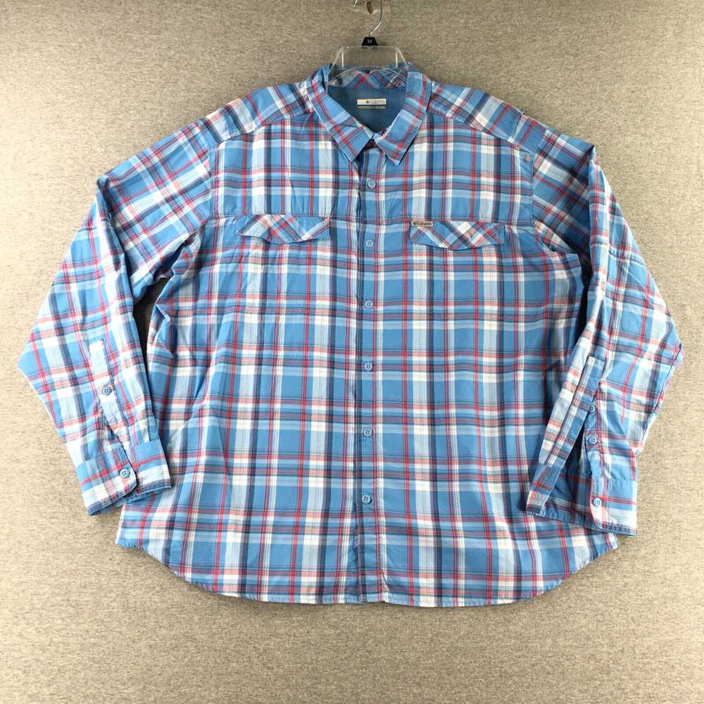 Vintage Columbia Shirt Mens 2XL XXL Button Down V… - image 1