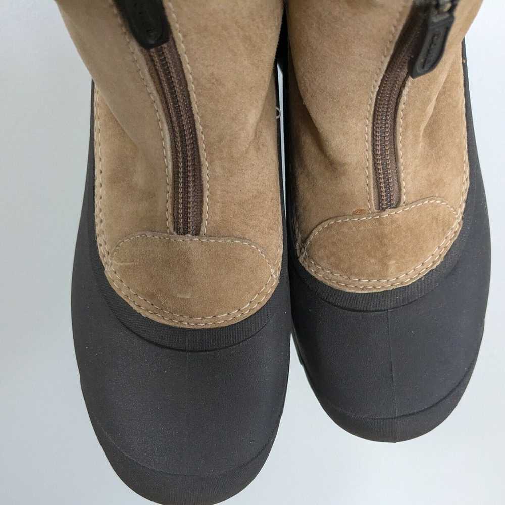 Sorel Boots Suede Snow Angel Zip Faux Fur Waterpr… - image 11