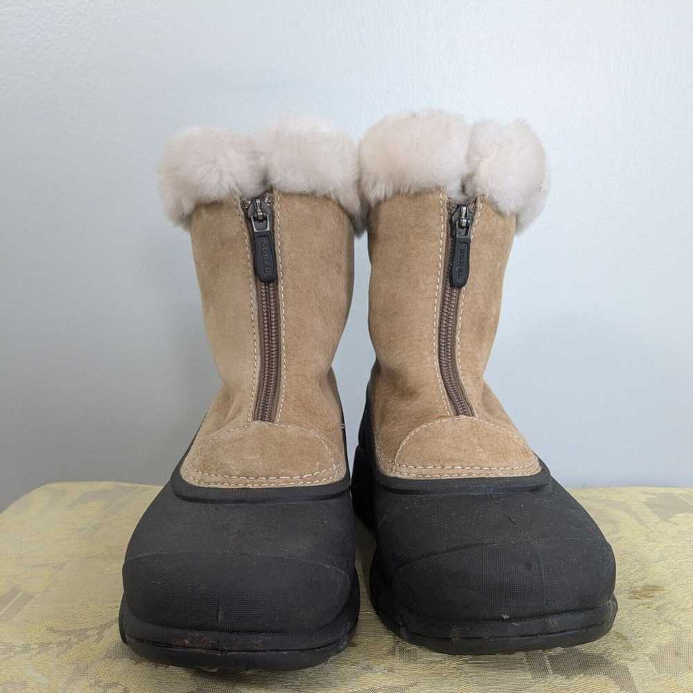 Sorel Boots Suede Snow Angel Zip Faux Fur Waterpr… - image 4