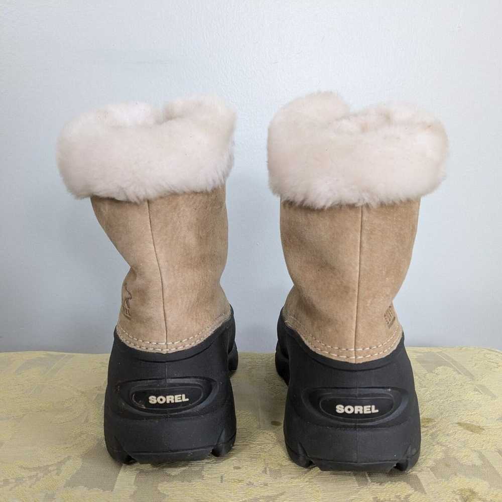 Sorel Boots Suede Snow Angel Zip Faux Fur Waterpr… - image 6