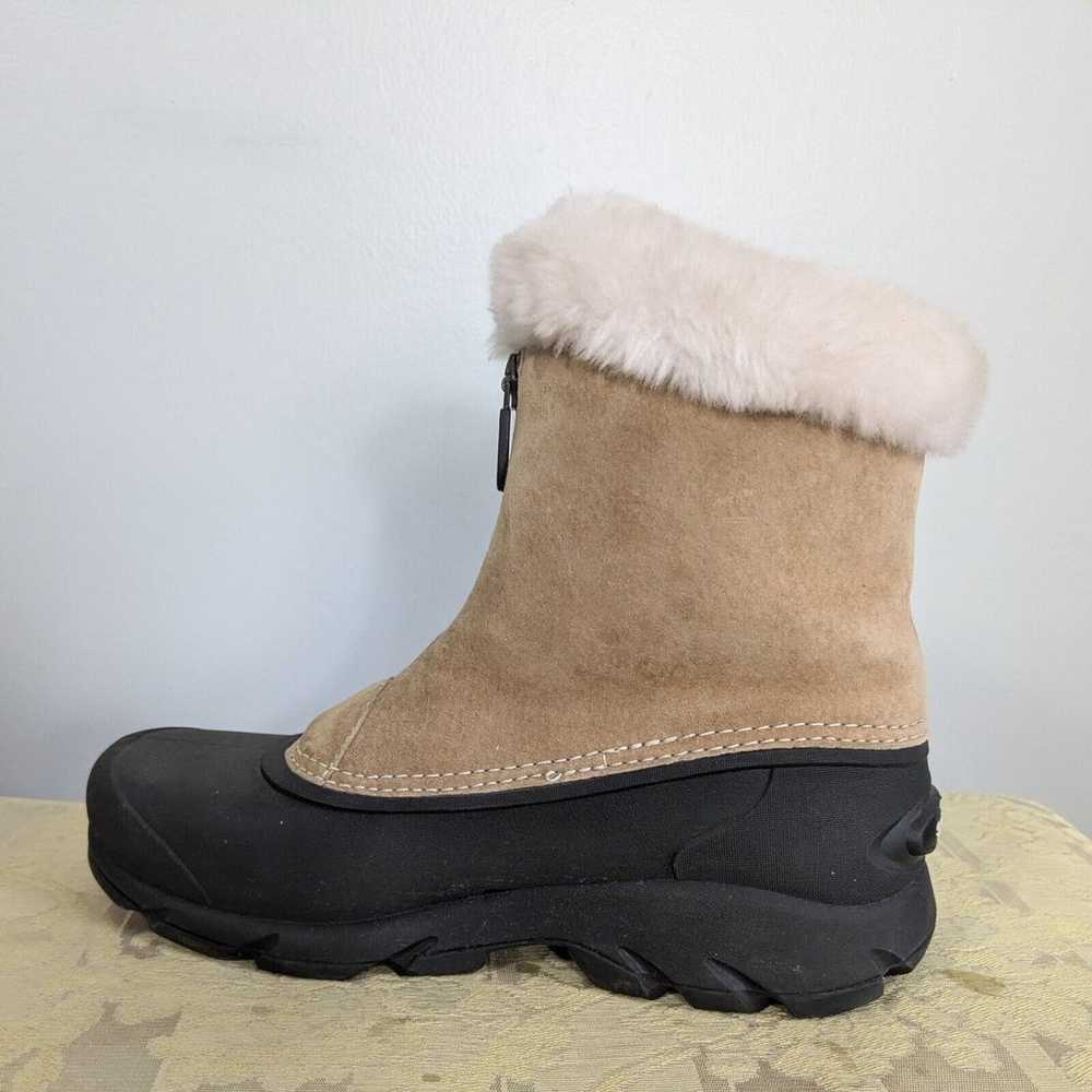 Sorel Boots Suede Snow Angel Zip Faux Fur Waterpr… - image 8