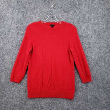 Talbots Talbots Sweater Womens MP Petites Red Cre… - image 1