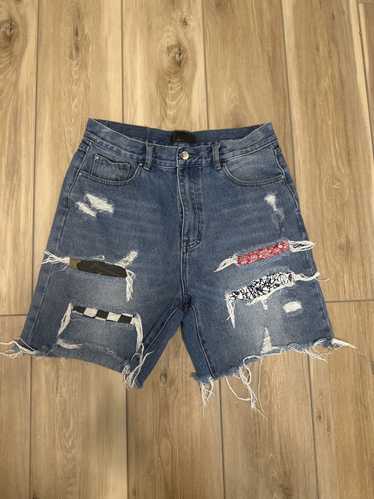 Streetwear Distressed denim short