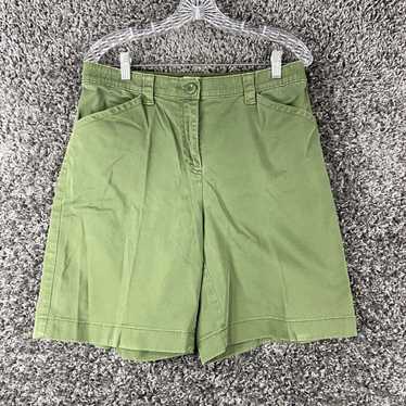 Vintage L. L. Bean Classic Fit Green Shorts Women… - image 1