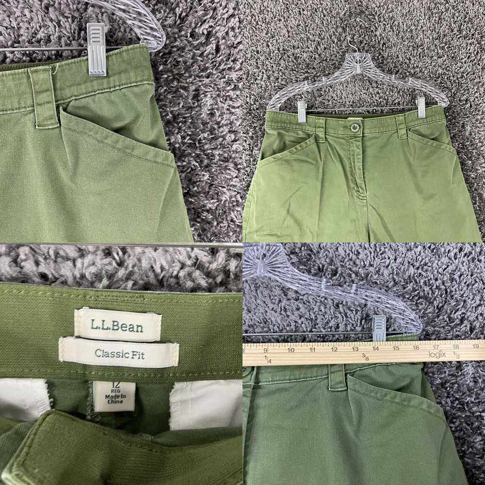 Vintage L. L. Bean Classic Fit Green Shorts Women… - image 4