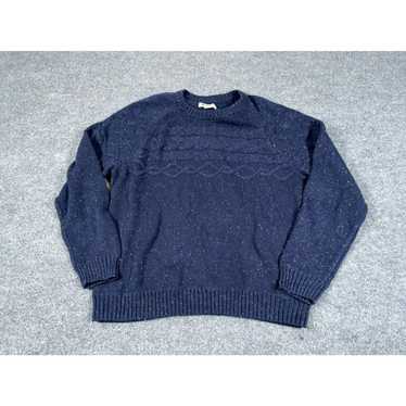 Haggar Preppy Color Fleck Cable Knit Sweater Adul… - image 1