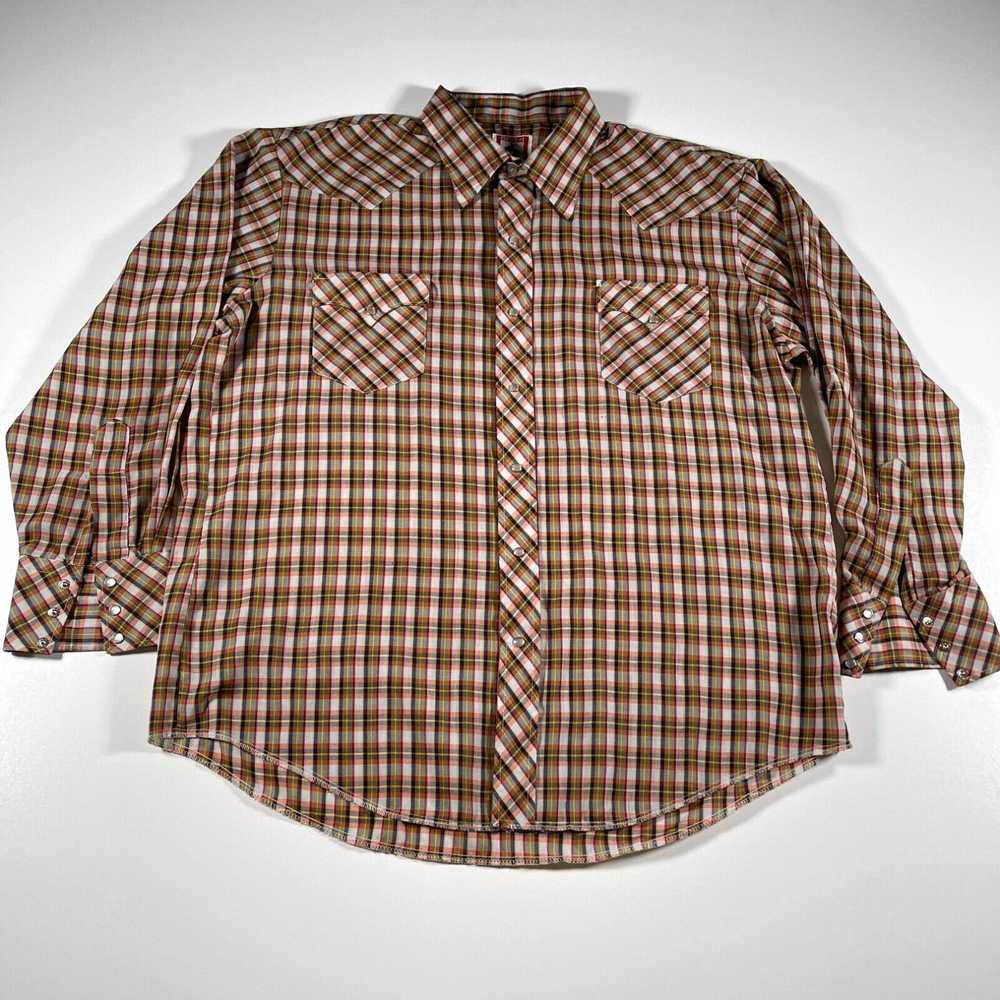 Blend Vintage Chute #1 Western Pearl Snap Shirt M… - image 1