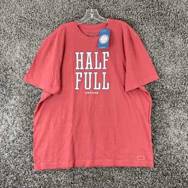 Life Is Good NEW Life Is Good Half Full Men’s XL T