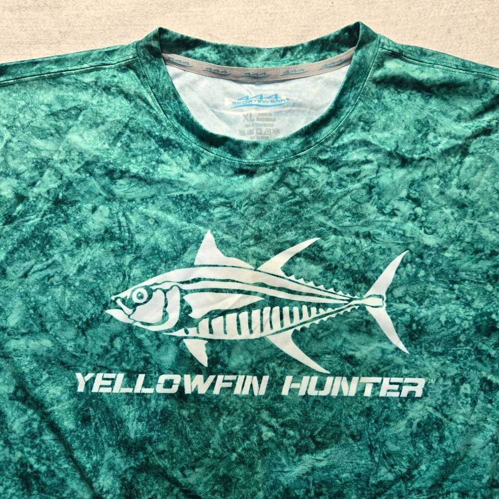 Hunter 444 Sportswear Yellowfin Hunter Green Blue… - image 1