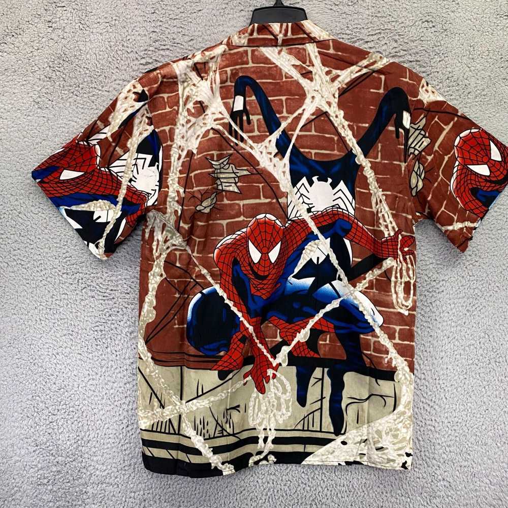 Vintage Vintage Spiderman Shirt Men Small Oversiz… - image 3