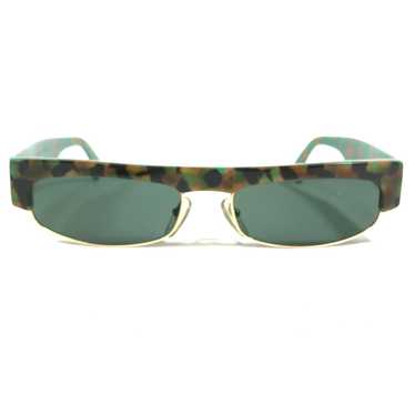 Vintage Brown Green Tortoise Shell Frame Alain Mi… - image 1