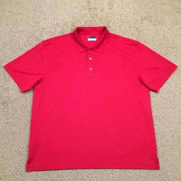 Pga Tour PGA Tour Polo Shirt Mens XXL Red Airflux 