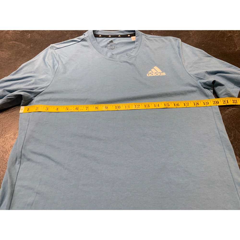 Adidas Adidas Men's Adult Medium Tee Shirt T Blue… - image 5