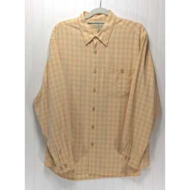 Tommy Bahama TOMMY BAHAMA Mens Yellow Plaid Long … - image 1