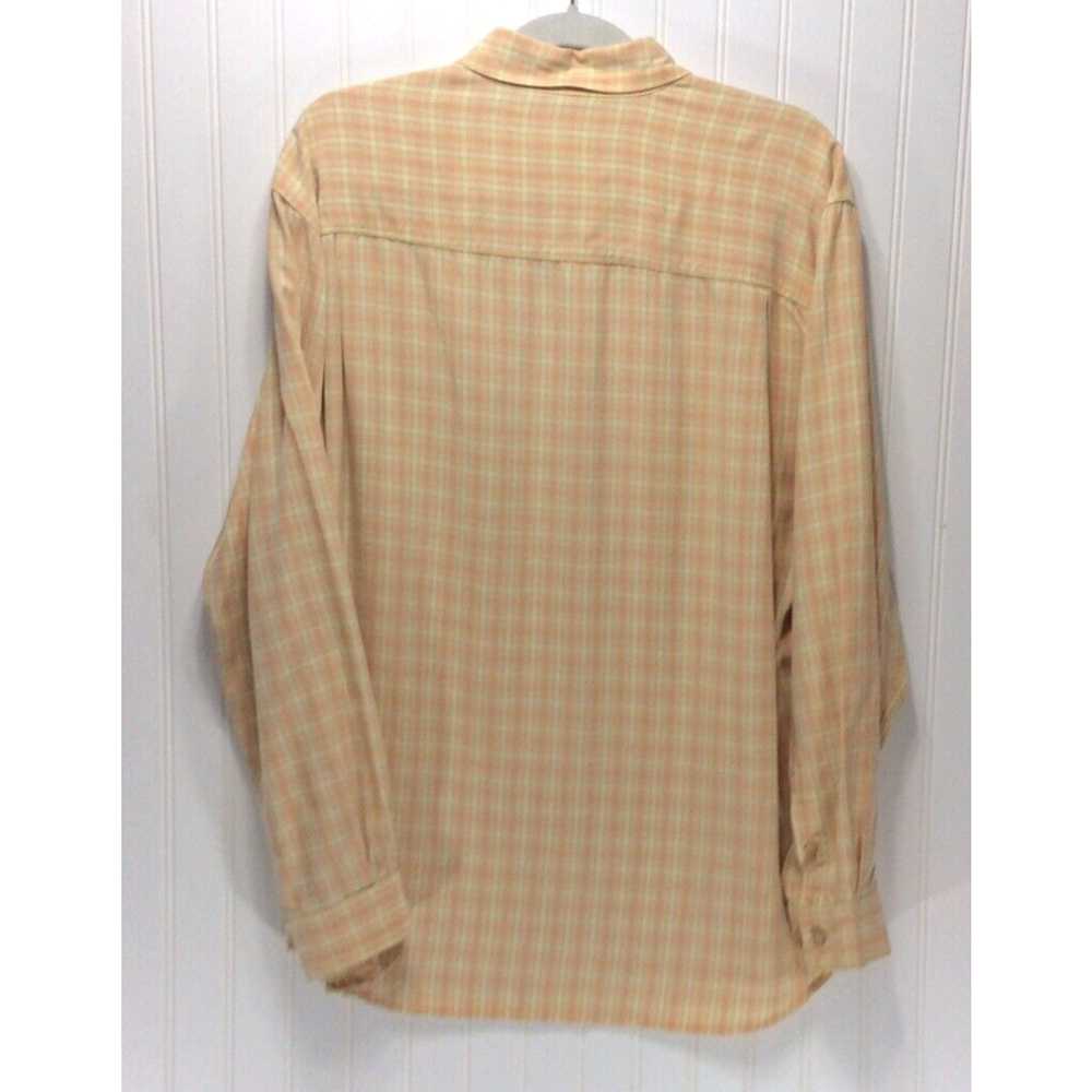 Tommy Bahama TOMMY BAHAMA Mens Yellow Plaid Long … - image 2