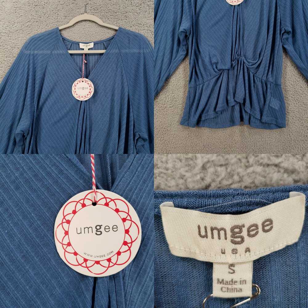 Vintage New Umgee Blouse Womens Small Sheer Flowy… - image 4