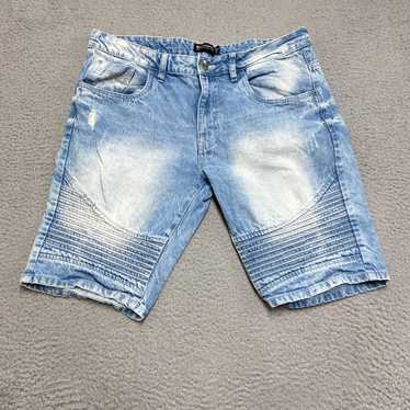 Southpole Southpole Jean Shorts Mens 36 Distresse… - image 1