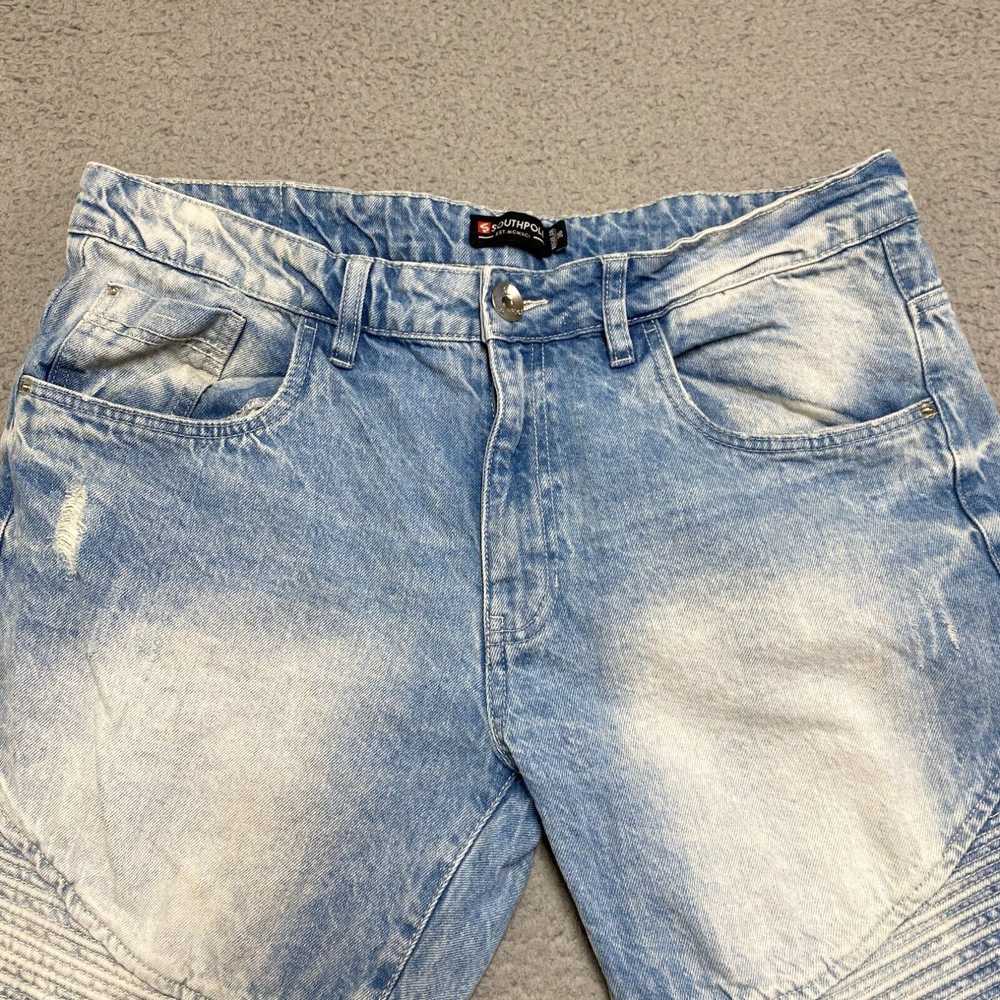 Southpole Southpole Jean Shorts Mens 36 Distresse… - image 2