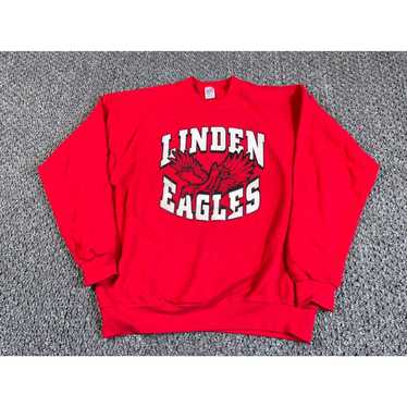 Soffe VTG 90s Michigan Linden Eagles Sweatshirt A… - image 1