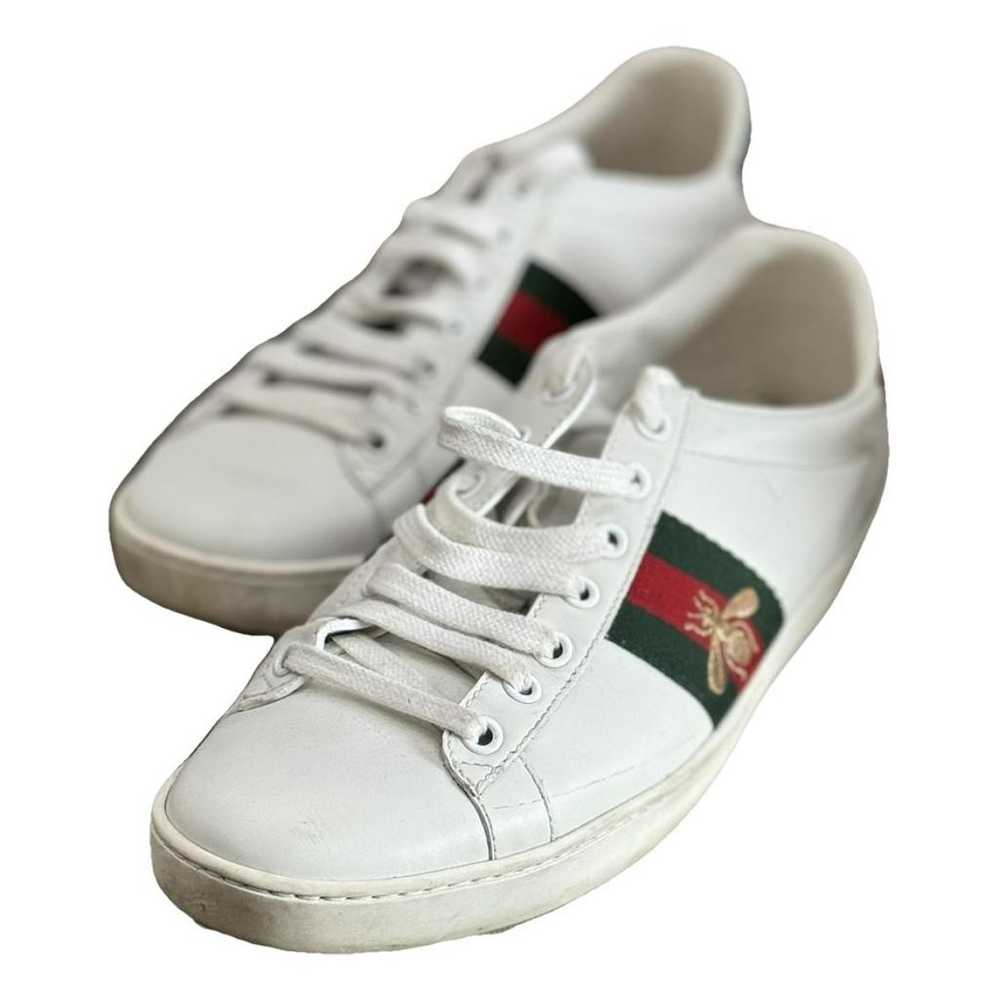 Gucci Ace leather trainers - image 1