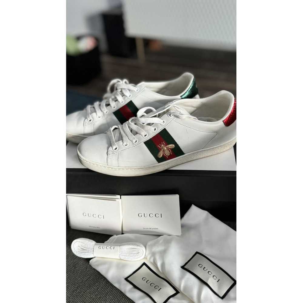 Gucci Ace leather trainers - image 2