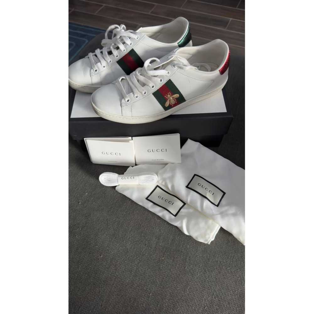 Gucci Ace leather trainers - image 3