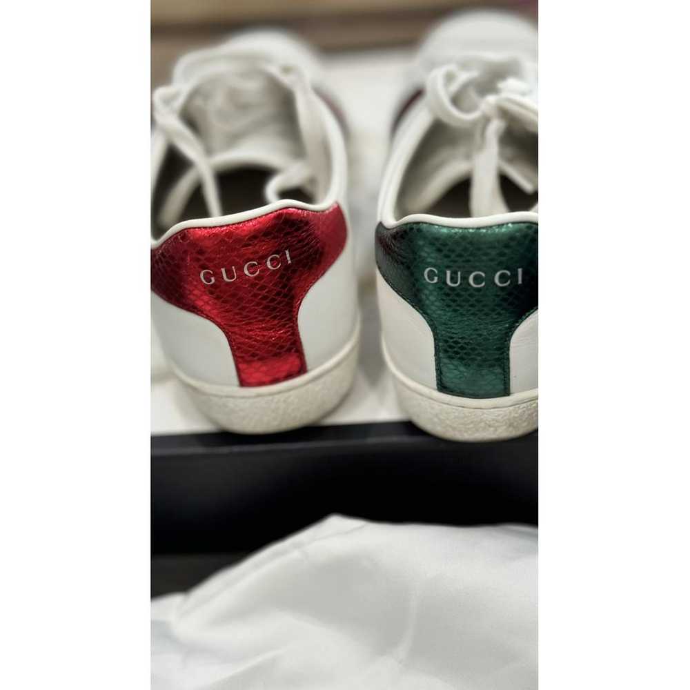 Gucci Ace leather trainers - image 5