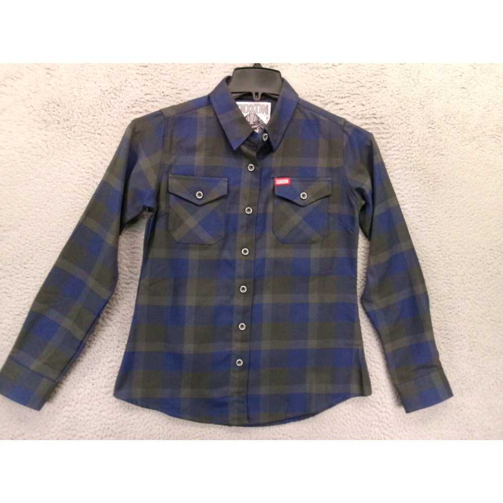 Vintage Dixxon Flannel Shirt Womens Small Roughne… - image 1