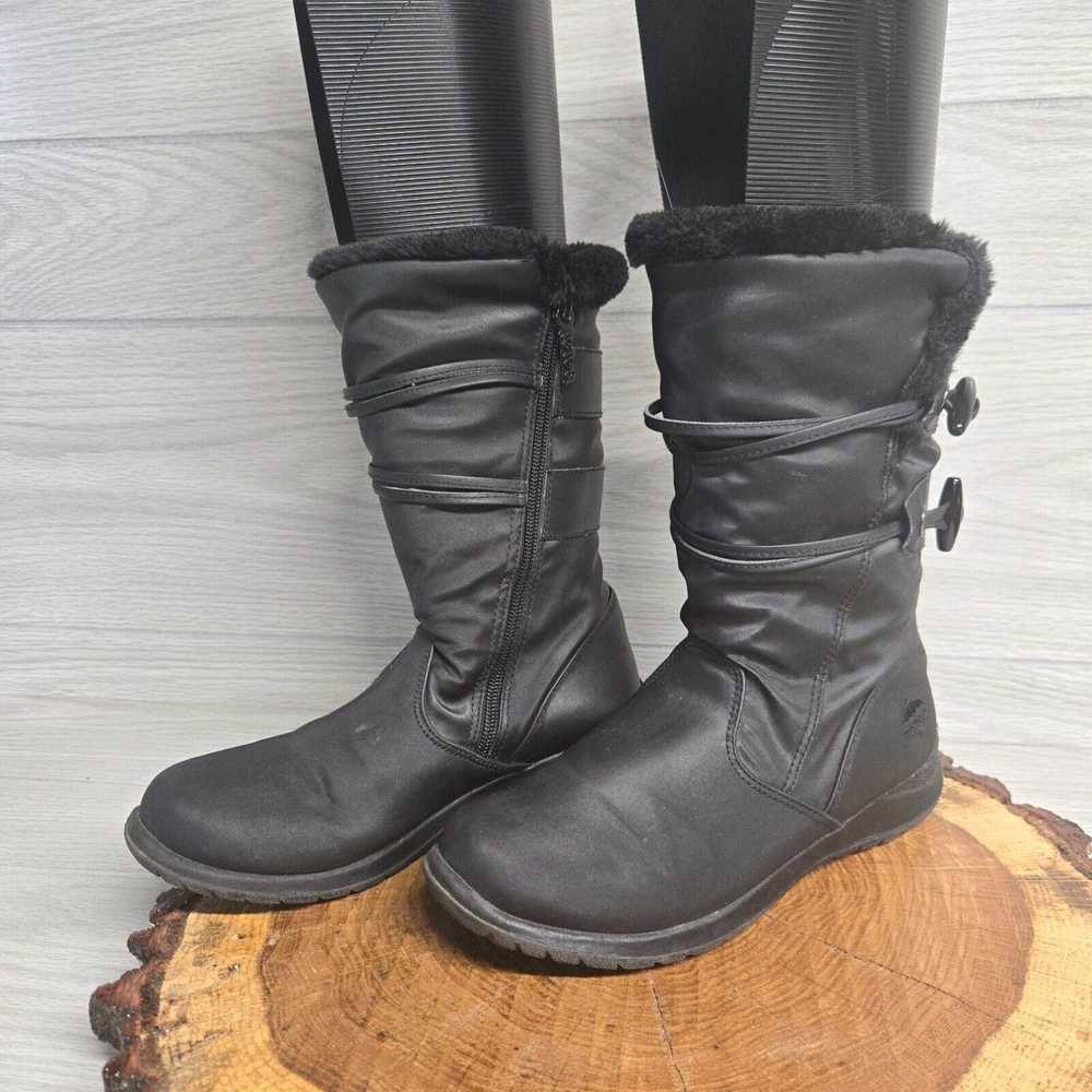 Rains TOTES Judy Black Zip Boots Rain Snow Adult … - image 2