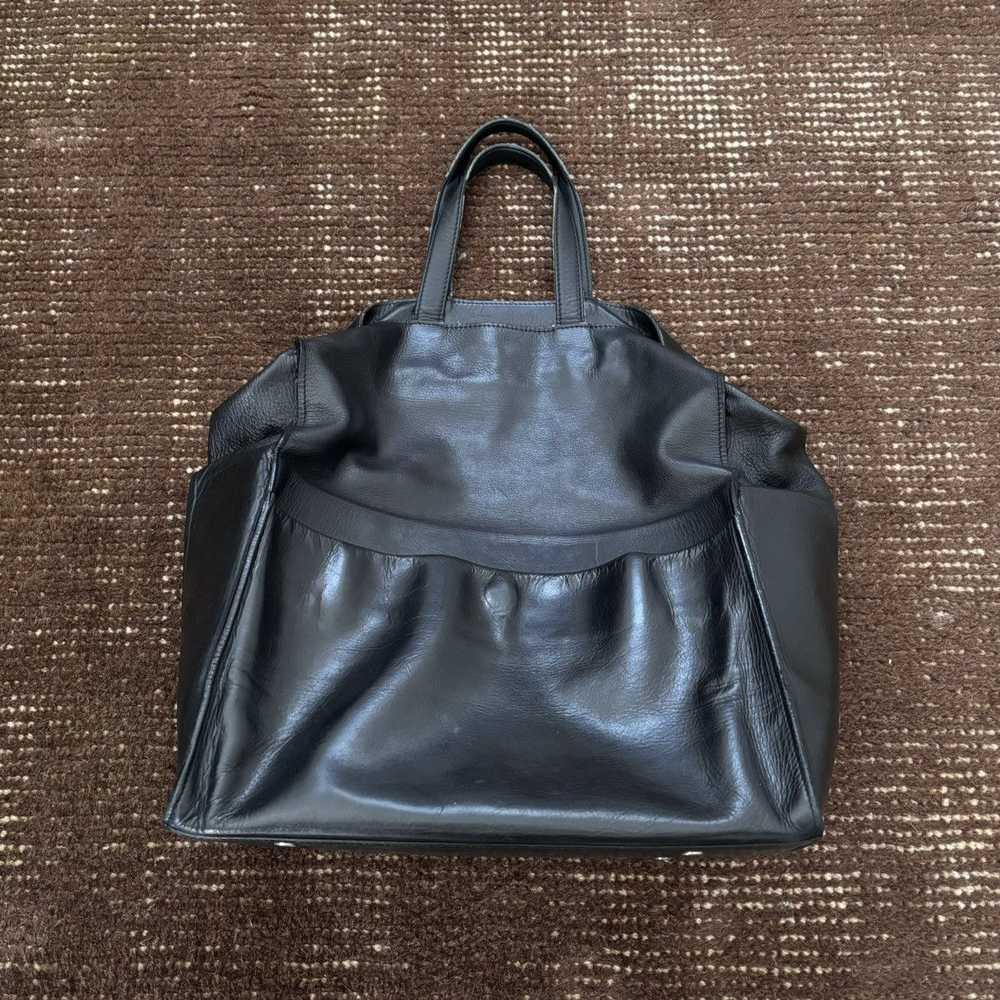 Maison Margiela Icons Black Leather Shopper Tote … - image 2