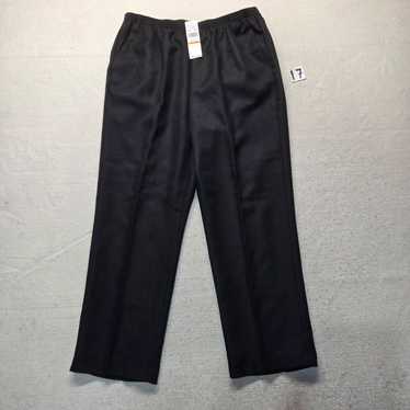 Vintage *NEW* ALFRED DUNNER Solid Black Stretchy V