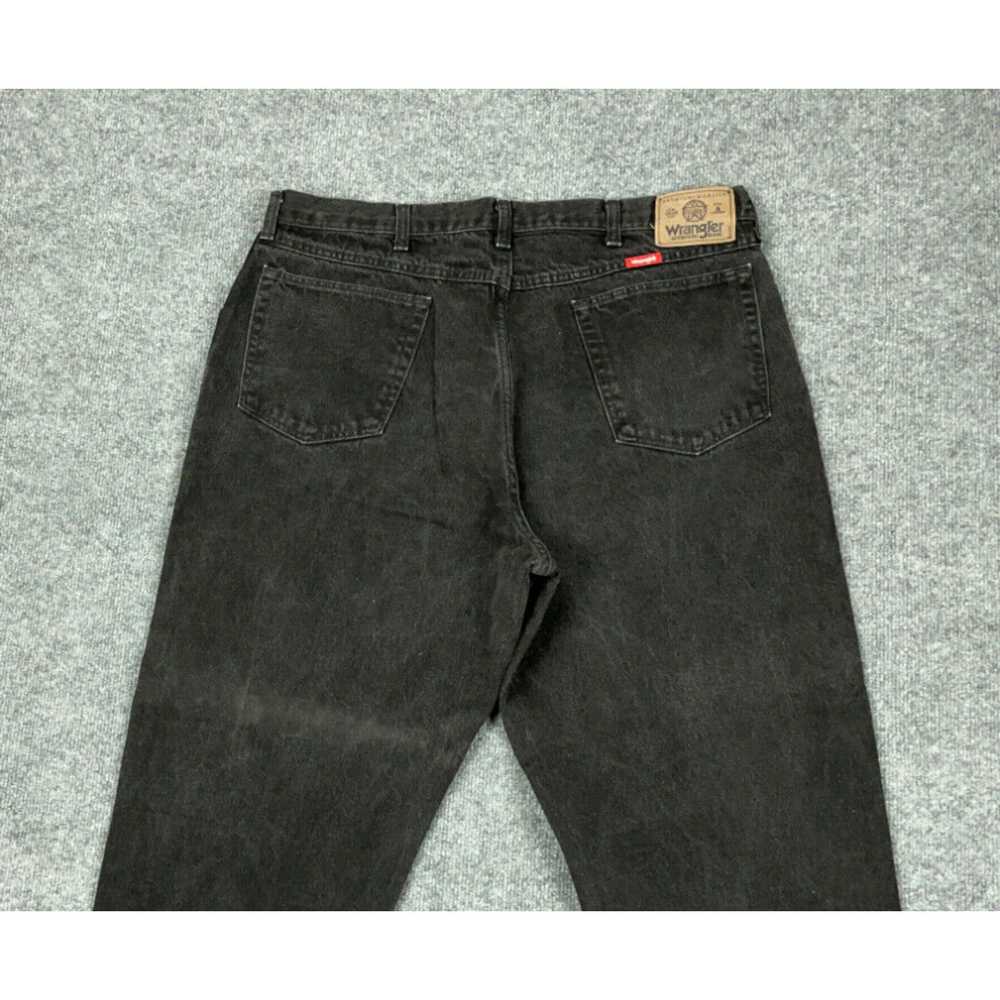 Wrangler VTG 80s Wrangler Black Denim Jeans Taper… - image 3