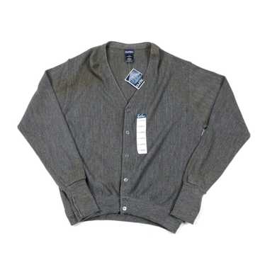 Etro Distressed Gray Grandpa Style Cardigan Sweate