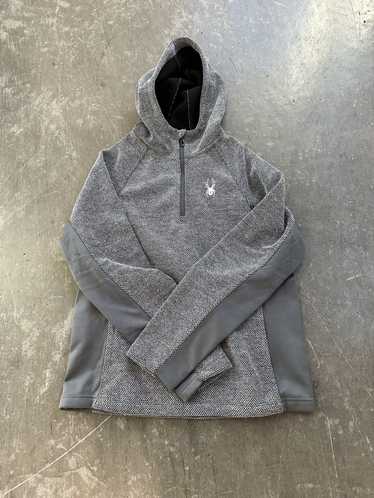 Spyder Hooded Quarter Zip Jacket