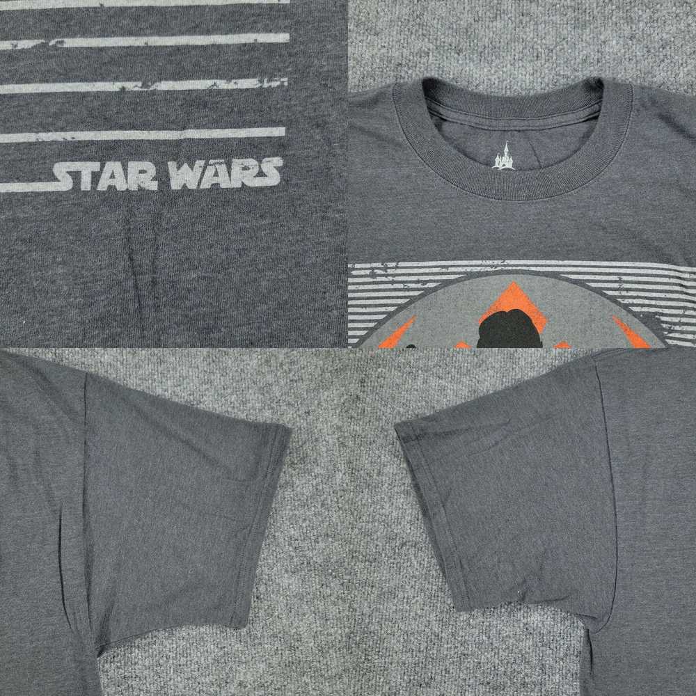 Disney Star Wars Shirt Men's 2XL Gray Disney Park… - image 4