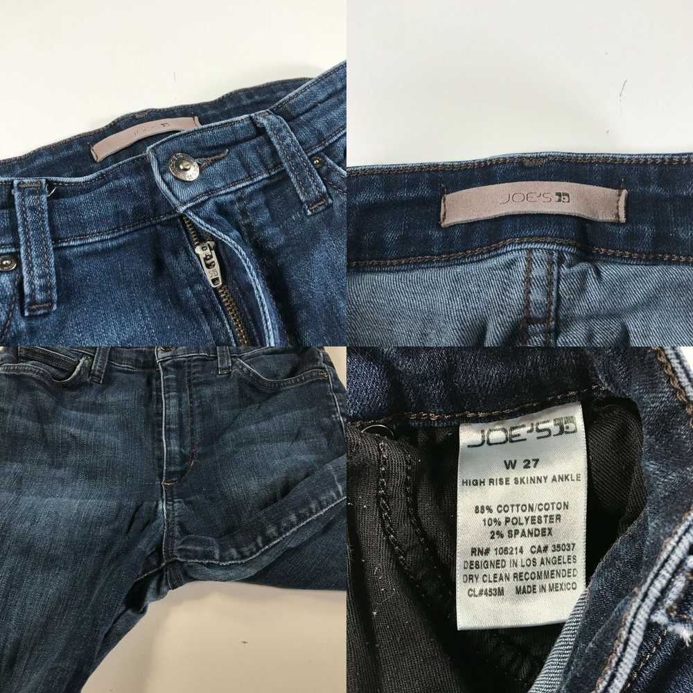 Vintage Joe's Jeans Womens 27 Blue High Rise Skin… - image 4