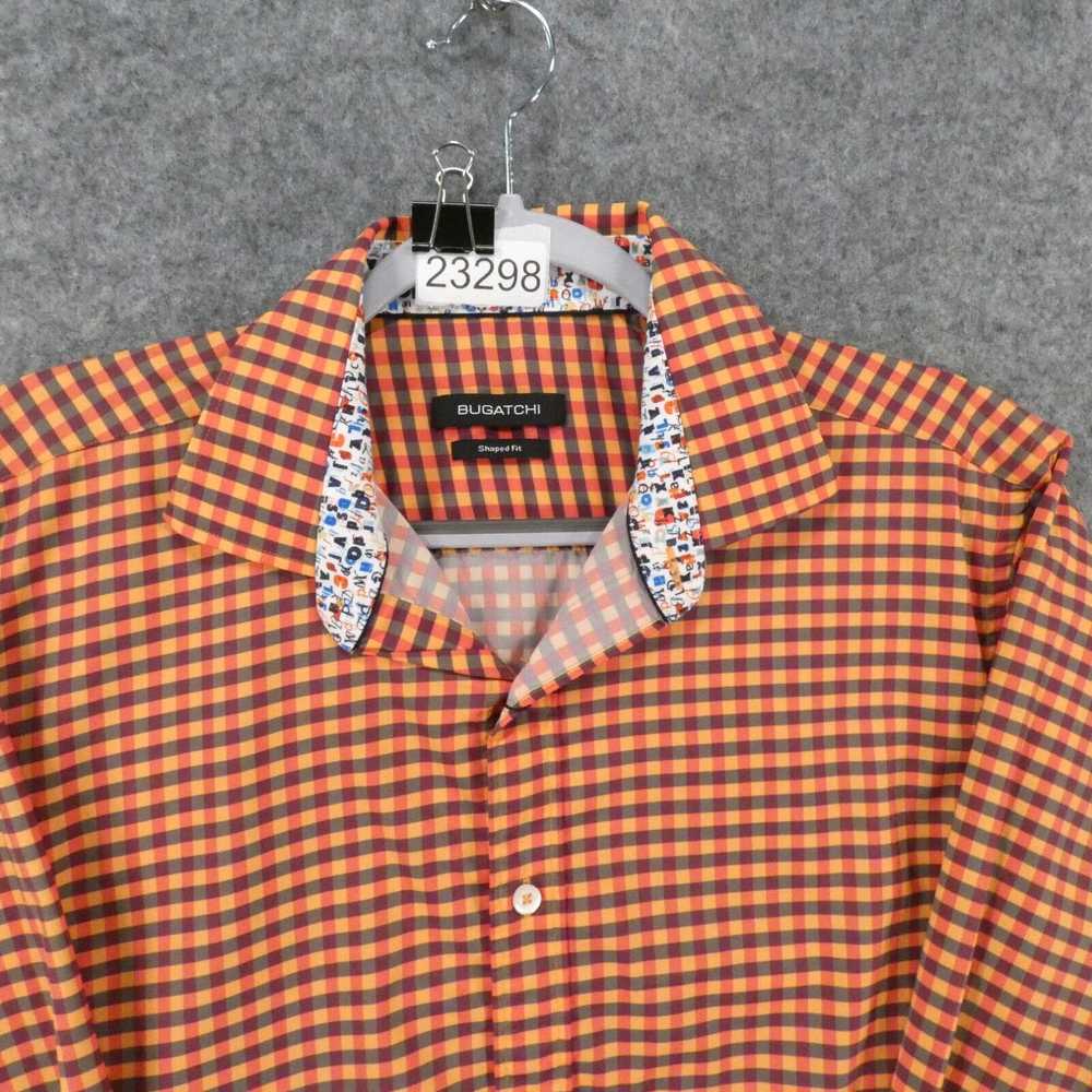 Bugatchi Bugatchi Shirt Mens Medium Shaped Long S… - image 2