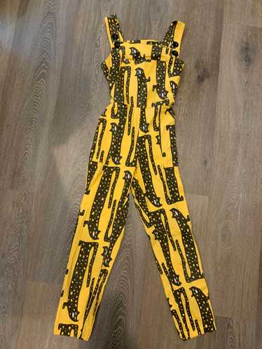 Nooworks Overalls in Yellow Long Cats